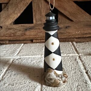 Cape Lookout, Nc - Atlantic Region Lighthouse Ornament by LEFTON signed 90s (45)